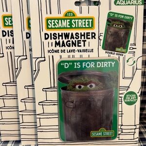 Sesame Street Oscar the Grouch Dishwasher Magnet -
